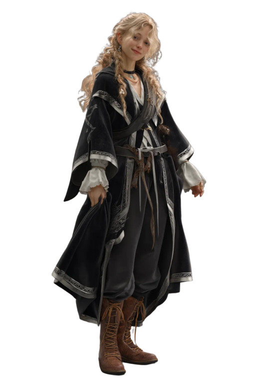 Sorcerer Portrait Vinyl Car Decal Sticker – Waterproof & UV-Resistant 8"