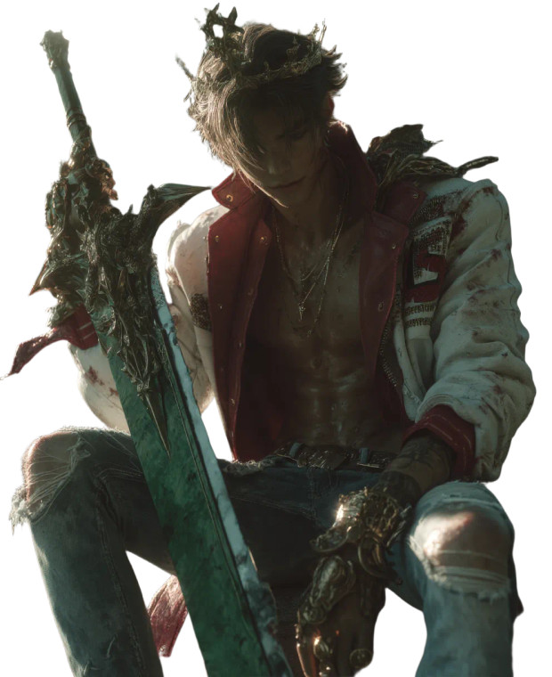 Fantasy Warrior Portrait V4 Vinyl Car Decal Sticker – Waterproof & UV-Resistant 8"