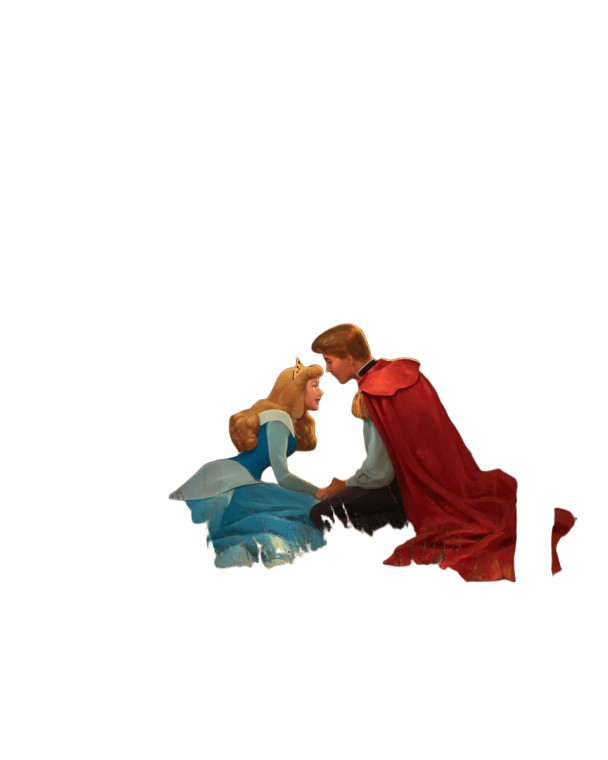 Princess Aurora Painting Vinyl Car Decal Sticker – Waterproof & UV-Resistant 8"