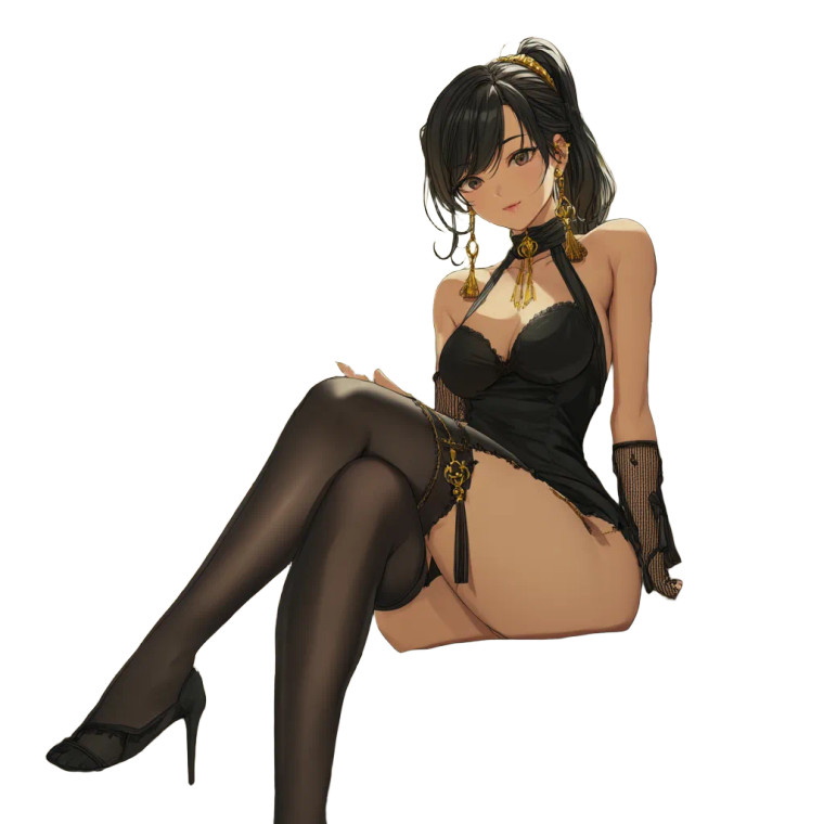 Anime Style Portrait V2 Vinyl Car Decal Sticker – Waterproof & UV-Resistant 8"