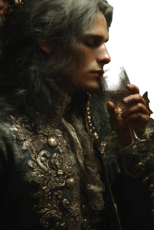 Dark Elf Portrait Vinyl Car Decal Sticker – Waterproof & UV-Resistant 8"