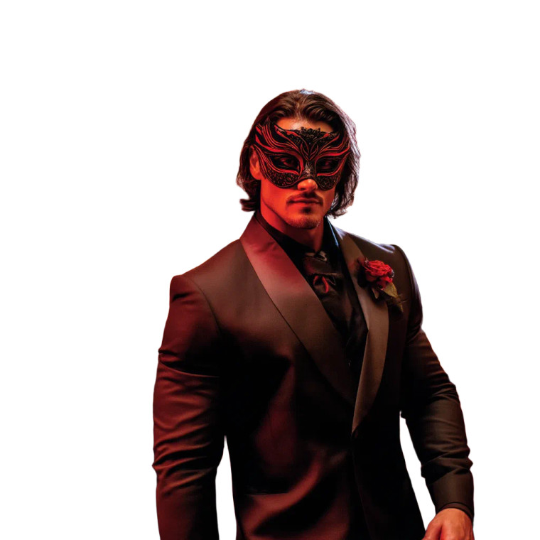 Masquerade Dragon Man Vinyl Car Decal Sticker – Waterproof & UV-Resistant 8"