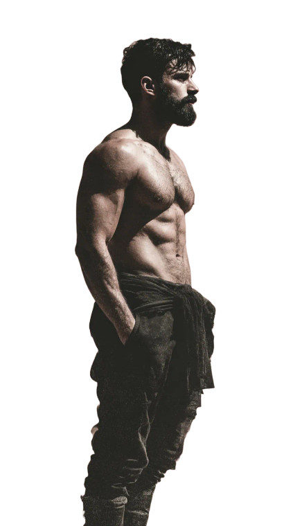 Muscular Fashion Pose Vinyl Car Decal Sticker – Waterproof & UV-Resistant 8"