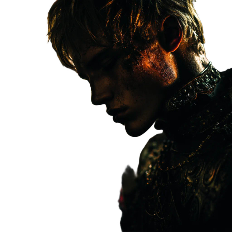 Medieval Soldier Portrait Vinyl Car Decal Sticker – Waterproof & UV-Resistant 8"