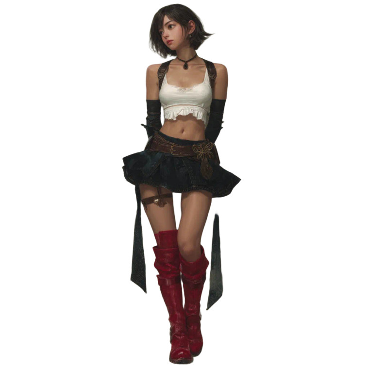 Fantasy Heroine V2 Vinyl Car Decal Sticker – Waterproof & UV-Resistant 8"