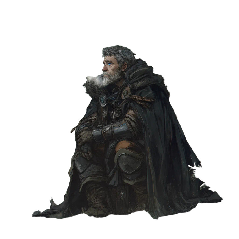 Medieval Fantasy Priest Vinyl Car Decal Sticker – Waterproof & UV-Resistant 8"