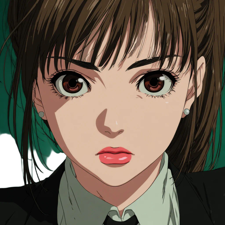 Psycho-Pass Female Vinyl Car Decal Sticker – Waterproof & UV-Resistant 8"