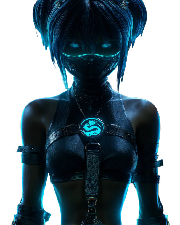 Bulma As Kitana Vinyl Car Decal Sticker – Waterproof & UV-Resistant 8"
