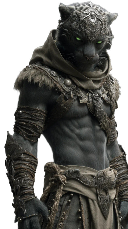 Anthro Cat Portrait Vinyl Car Decal Sticker – Waterproof & UV-Resistant 8"