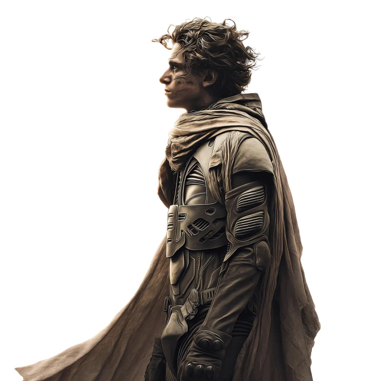 Desert Prince Portrait Vinyl Car Decal Sticker – Waterproof & UV-Resistant 8"