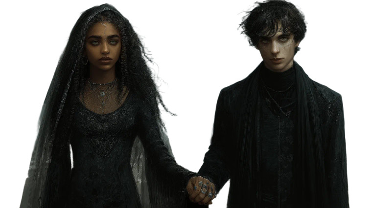 Historic Interracial Couple Vinyl Car Decal Sticker – Waterproof & UV-Resistant 8"