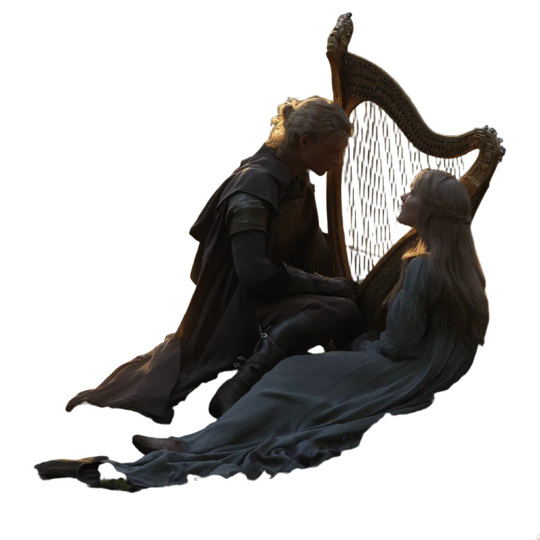 Enchanted Prince Serenade Vinyl Car Decal Sticker – Waterproof & UV-Resistant 8"