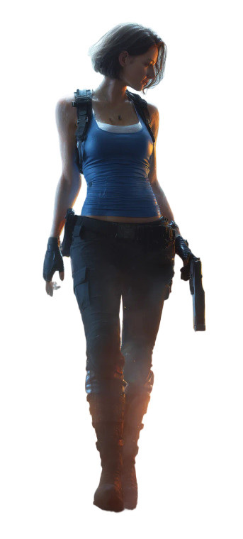 Injured Jill Valentine Vinyl Car Decal Sticker – Waterproof & UV-Resistant 8"
