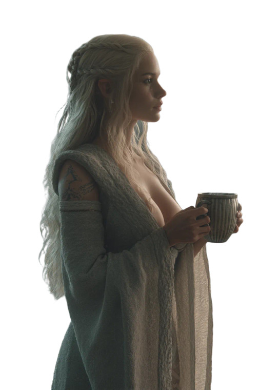 Nordic Elf Queen Vinyl Car Decal Sticker – Waterproof & UV-Resistant 8"