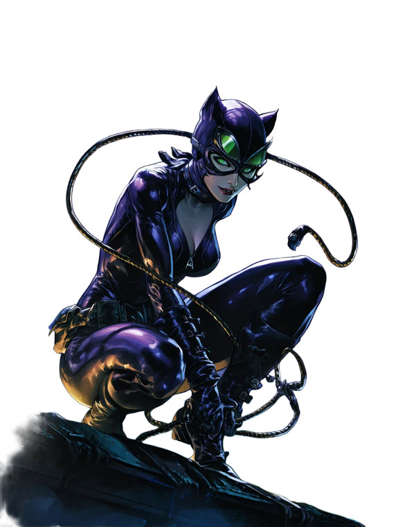 Classic Catwoman Vinyl Car Decal Sticker – Waterproof & UV-Resistant 8"