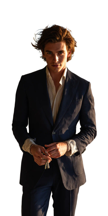 Billionaire Heir Portrait Vinyl Car Decal Sticker – Waterproof & UV-Resistant 8"