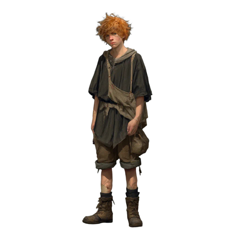 Fantasy Orphan Teen Vinyl Car Decal Sticker – Waterproof & UV-Resistant 8"