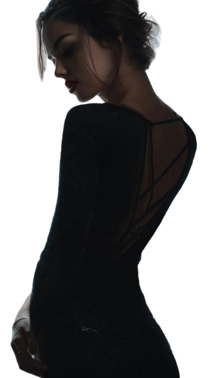 Mysterious Woman Vinyl Car Decal Sticker – Waterproof & UV-Resistant 8"