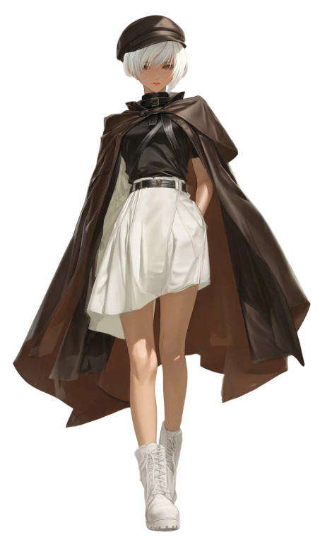 Anime Crossdresser Character Vinyl Car Decal Sticker – Waterproof & UV-Resistant 8"