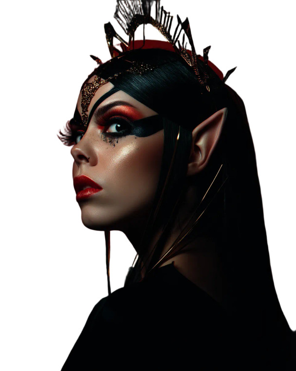 Dark Gothic Elf Vinyl Car Decal Sticker – Waterproof & UV-Resistant 8"