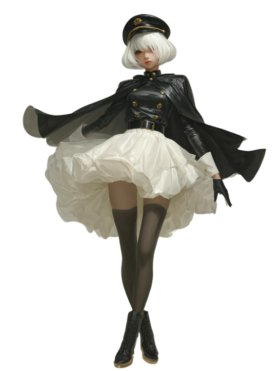 Magical Military Officer V2 Vinyl Car Decal Sticker – Waterproof & UV-Resistant 8"