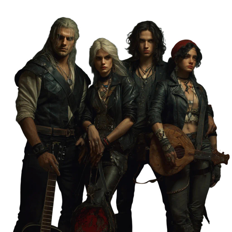 Witcher Rock Band Vinyl Car Decal Sticker – Waterproof & UV-Resistant 8"