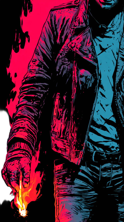 Retro Biker Match Vinyl Car Decal Sticker – Waterproof & UV-Resistant 8"