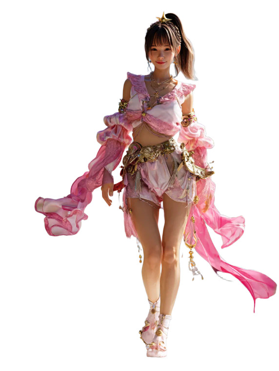 Danceping Cosplay Woman Vinyl Car Decal Sticker – Waterproof & UV-Resistant 8"