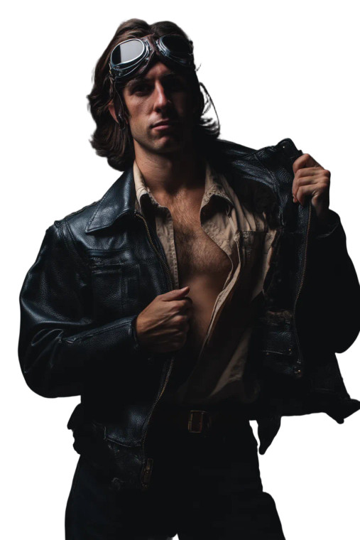 Wwii Pilot Portrait Vinyl Car Decal Sticker – Waterproof & UV-Resistant 8"