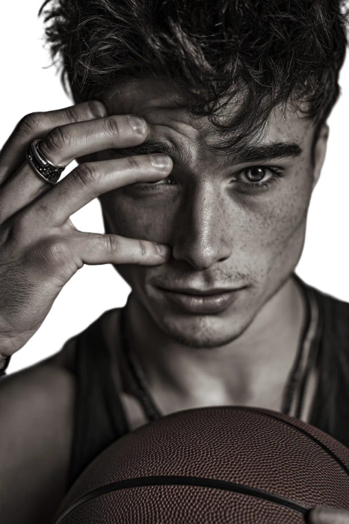 Stylish Basketball Guy Vinyl Car Decal Sticker – Waterproof & UV-Resistant 8"