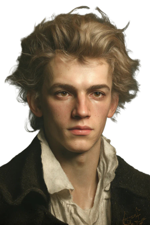 Young Kierkegaard Portrait Vinyl Car Decal Sticker – Waterproof & UV-Resistant 8"