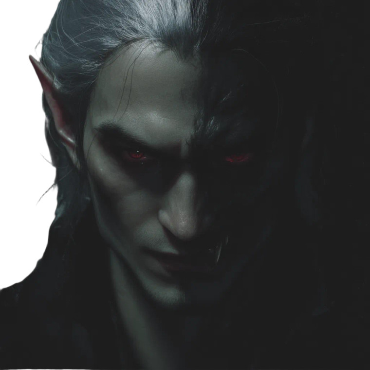 Gothic Vampire V2 Vinyl Car Decal Sticker – Waterproof & UV-Resistant 8"