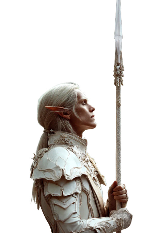 Graceful High Elf Vinyl Car Decal Sticker – Waterproof & UV-Resistant 8"