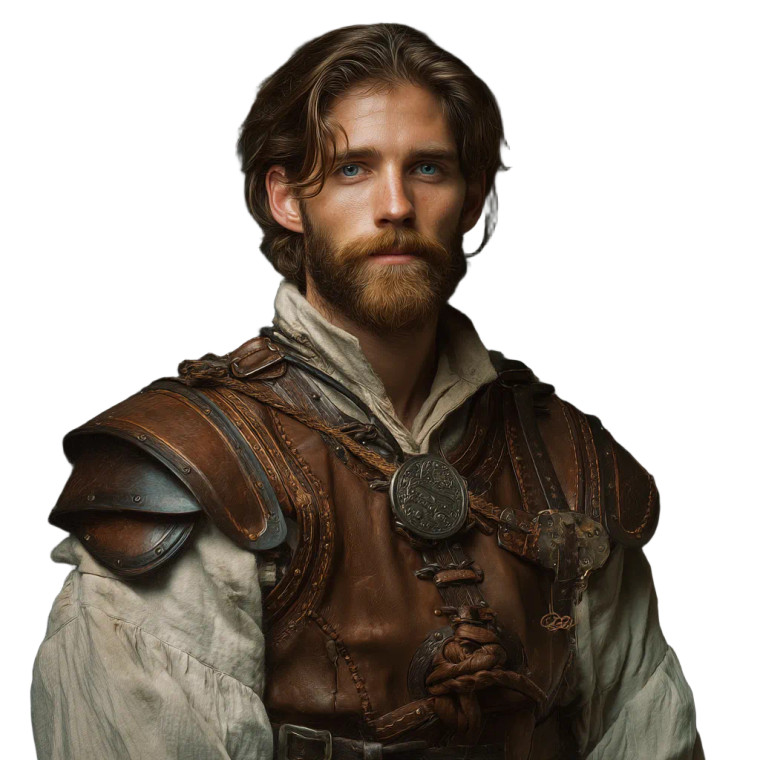 Fantasy Medieval Warrior Vinyl Car Decal Sticker – Waterproof & UV-Resistant 8"