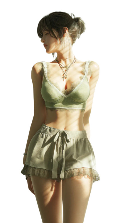 Elegant Summer Wear V5 Vinyl Car Decal Sticker – Waterproof & UV-Resistant 8"