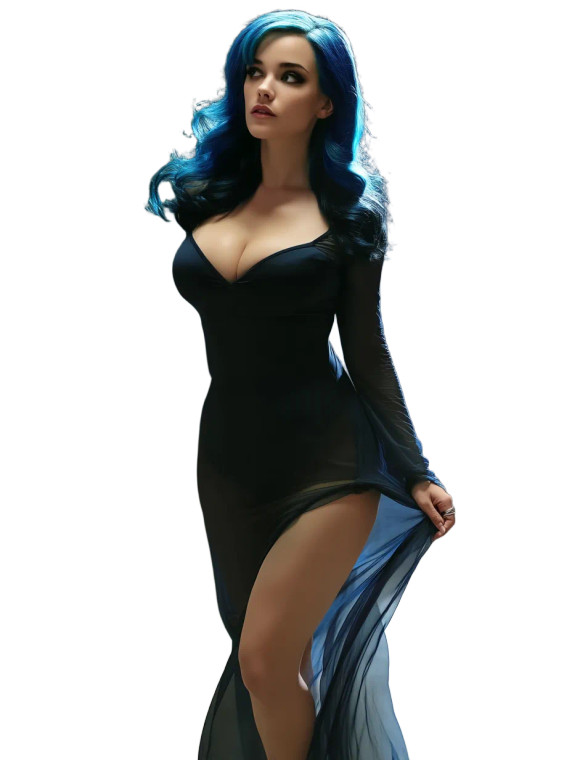 Electric Blue Muse Vinyl Car Decal Sticker – Waterproof & UV-Resistant 8"