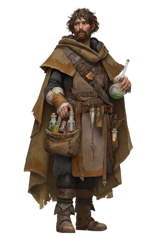 Scruffy Chemist V2 Vinyl Car Decal Sticker – Waterproof & UV-Resistant 8"