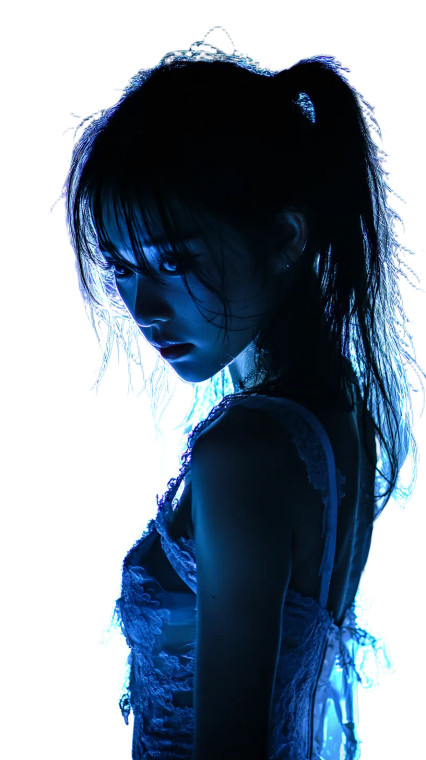 Ghost Dancer Girl Vinyl Car Decal Sticker – Waterproof & UV-Resistant 8"