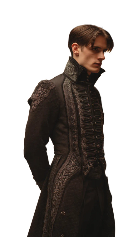 Gothic Vampire Prince V2 Vinyl Car Decal Sticker – Waterproof & UV-Resistant 8"