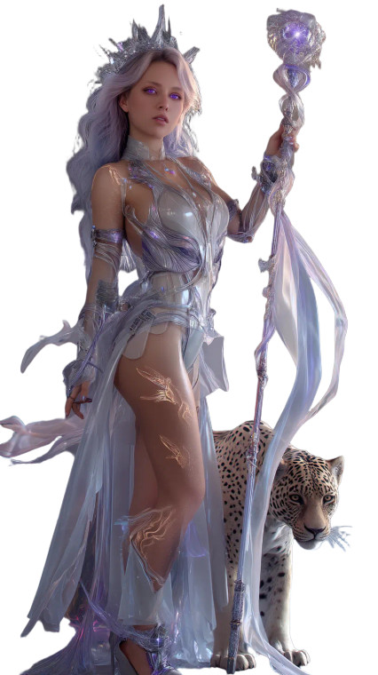 Selenea, Alien Goddess V3 Vinyl Car Decal Sticker – Waterproof & UV-Resistant 8"