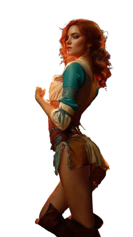 Triss Merigold Wallpaper V2 Vinyl Car Decal Sticker – Waterproof & UV-Resistant 8"