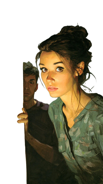 Alejandra Guilmant Surprised Vinyl Car Decal Sticker – Waterproof & UV-Resistant 8"