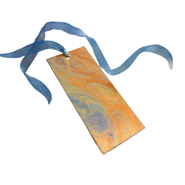 Whimsical Bookmark Icon Vinyl Car Decal Sticker – Waterproof & UV-Resistant 8"