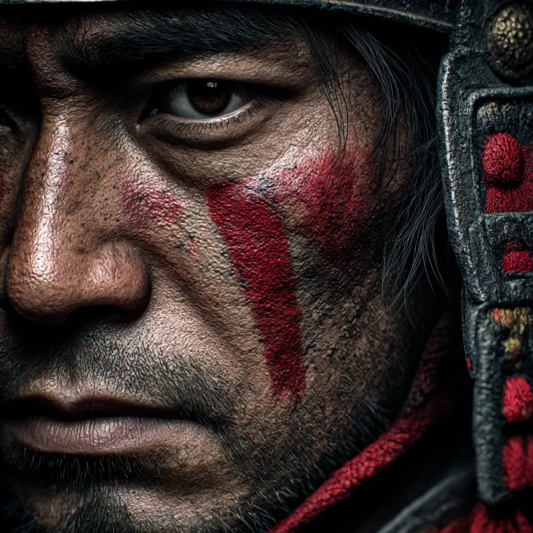 Ancient Chinese Warrior V22 Vinyl Car Decal Sticker – Waterproof & UV-Resistant 8"