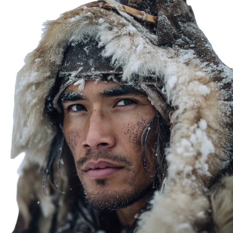 Kisimeeq The Inuit Vinyl Car Decal Sticker – Waterproof & UV-Resistant 8"