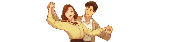 Vintage Swing Dancing Vinyl Car Decal Sticker – Waterproof & UV-Resistant 8"