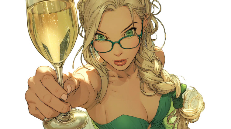 Champagne Toast Beauty Vinyl Car Decal Sticker – Waterproof & UV-Resistant 8"