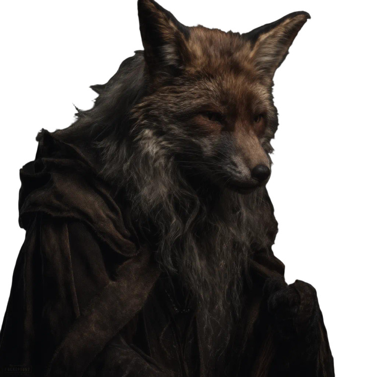 Fox Wizard V3 Vinyl Car Decal Sticker – Waterproof & UV-Resistant 8"
