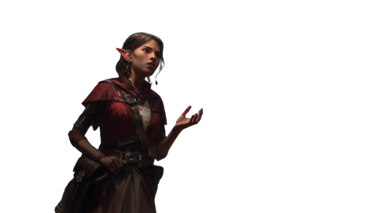 Elf Adventurer Captured Vinyl Car Decal Sticker – Waterproof & UV-Resistant 8"