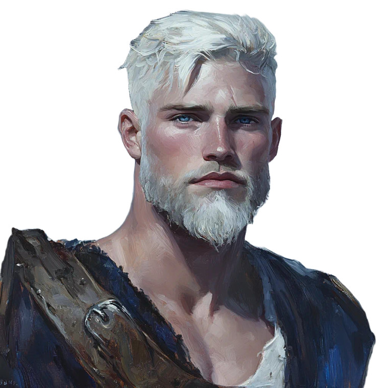 Medieval Sailor Portrait Vinyl Car Decal Sticker – Waterproof & UV-Resistant 8"